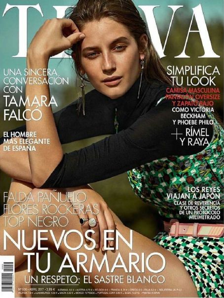 Melina Gesto, Telva Magazine April 2017 Cover Photo - Spain