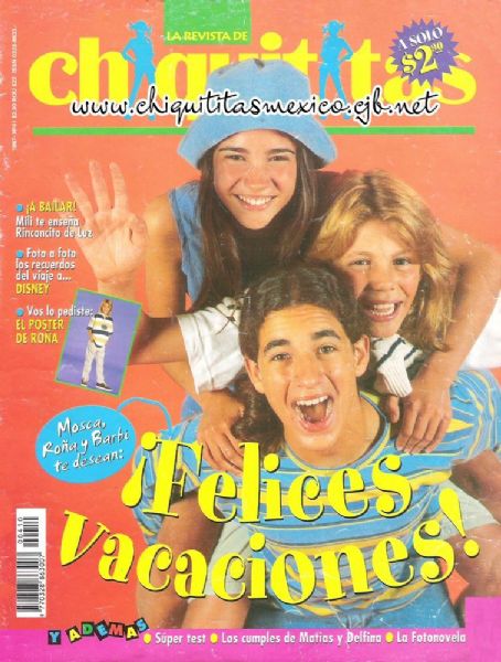 Celeste Cid Ezequiel Castano Santiago Stieben Chiquititas Magazine December 1997 Cover Photo Argentina