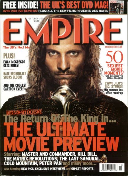 Viggo Mortensen - Empire Magazine [United Kingdom] (October 2003)