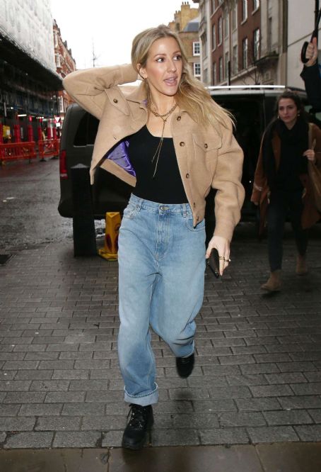 Ellie Goulding – Arriving for a BBC 1 Live Lounge Performance in London