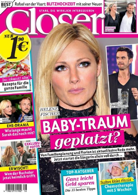 Helene Fischer Florian Silbereisen Helene Fischer And Florian Silbereisen Closer Magazine 13 April 2016 Cover Photo Germany