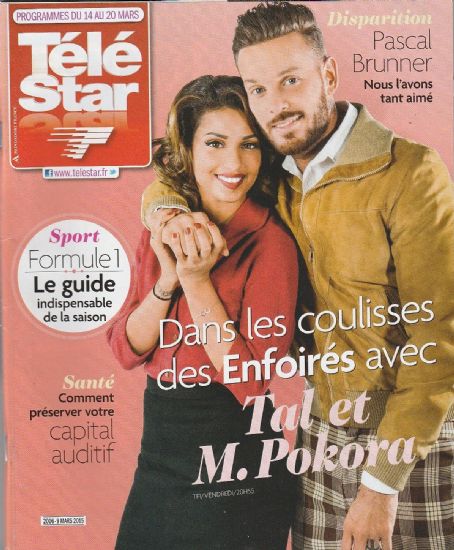 Matt Pokora Tal Singer Tele Star Magazine 09 March 15 Cover Photo France