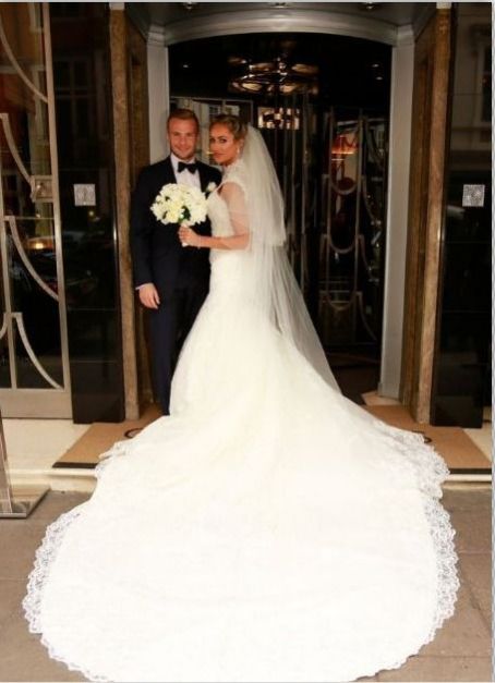 Tom Cleverley and Georgina Dorsett - Marriage