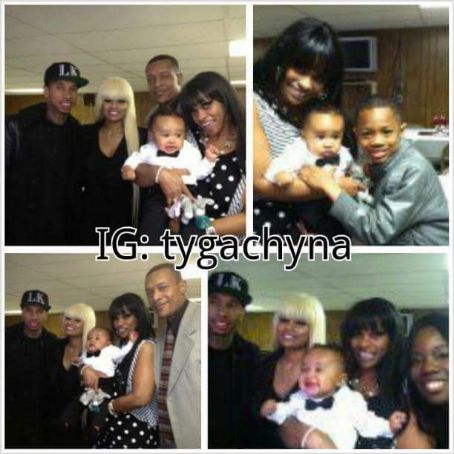 Blac Chyna and Tyga Attend Her Grandmother's Funeral in DC - April 2, 2013