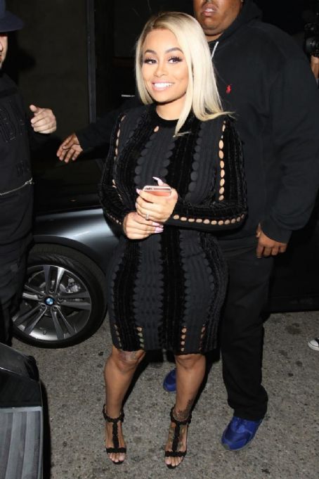 Blac Chyna and Rob Kardashian at Ace of Diamonds in West Hollywood, California - April 4, 2016