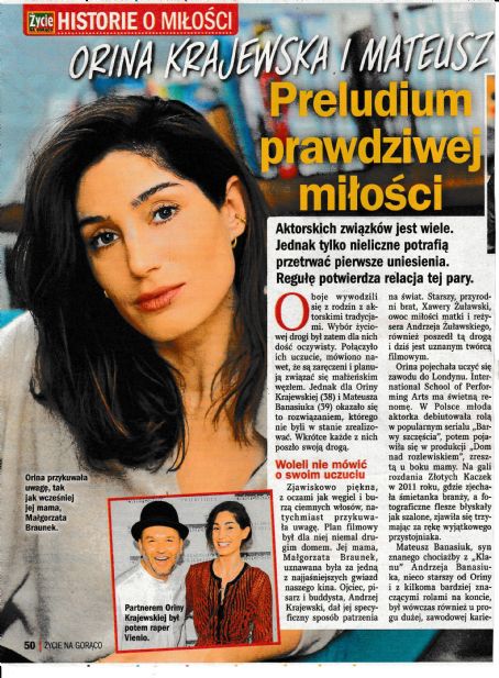 Orina Krajewska and Mateusz Banasiuk - Zycie na goraco Magazine Pictorial [Poland] (3 April 2025)