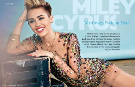 Miley Cyrus - Cosmopolitan Magazine Pictorial [South Africa] (January 2014)