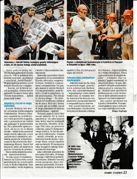 Pope John Paul II - Dobry Tydzień Magazine Pictorial [Poland] (17 March 2025)