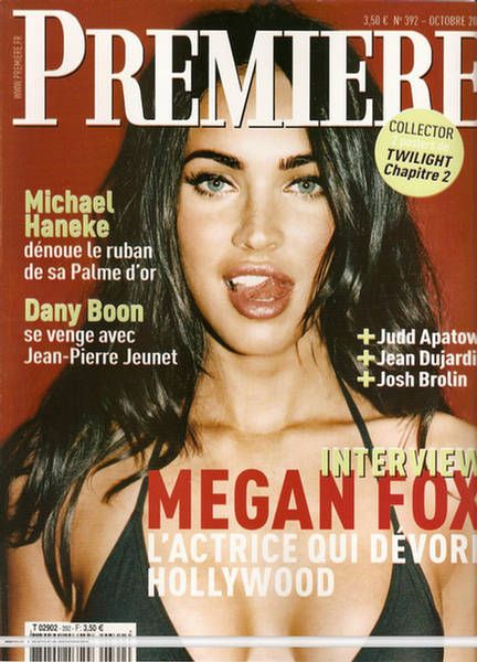 Megan Fox - Premiere Magazine Cover [France] (October 2009)