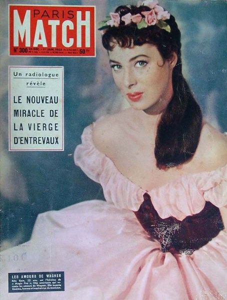 Rita Gam, Paris Match Magazine 01 January 1955 Cover Photo - France