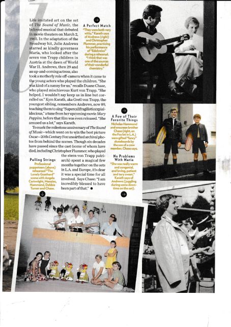 The Sound of Music - People Magazine Pictorial [United States] (10 March 2025)