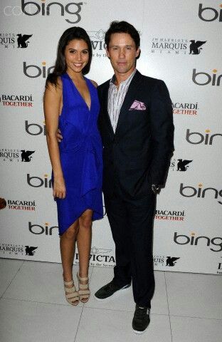 Jeffrey Donovan and Michelle Woods