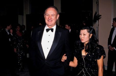 Betsy Arakawa and Gene Hackman at the 61st annual academy awards