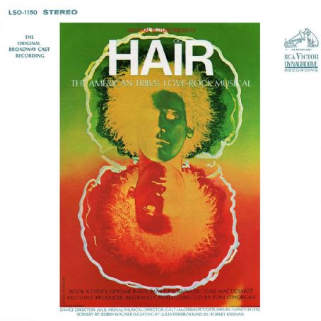 Hair (musical) Original 1968 Broadway Cast Starring Gerome Ragni