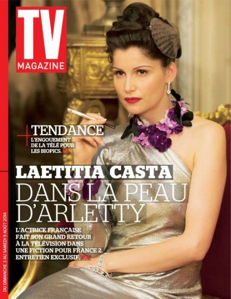 Laetitia Casta, TV Magazine Magazine 03 August 2014 Cover Photo - France