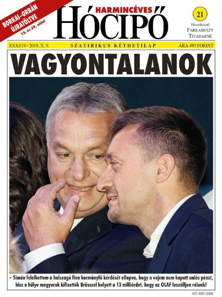 Hócipő - Hócipő Magazine Cover [Hungary] (9 October 2019)