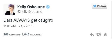 Kelly Osbourne Tweets About 