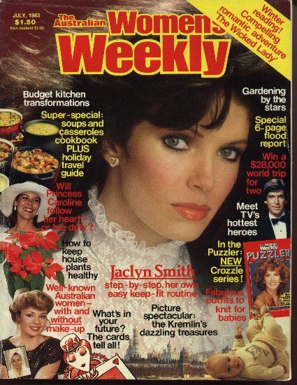 Jaclyn Smith, Women's Weekly Magazine July 1983 Cover Photo - Australia