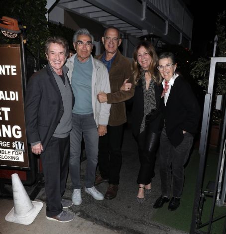 Rita Wilson – With Deborah Divine having dinner at Italian restaurant Giorgio Baldi