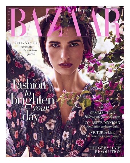 Julia van Os, Harper's Bazaar Magazine June 2020 Cover Photo - Australia
