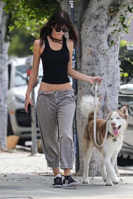 Camila Morrone – Out with friends and her dogs in West Hollywood