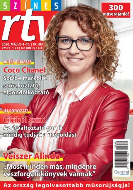 Alinda Veiszer Szines Rtv Magazine 04 May 2020 Cover Photo Hungary 