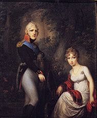 Alexander I of Russia and Elizabeth Alexeievna (Louise of Baden)