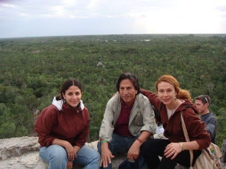 Eliane Karp and Alejandro Toledo