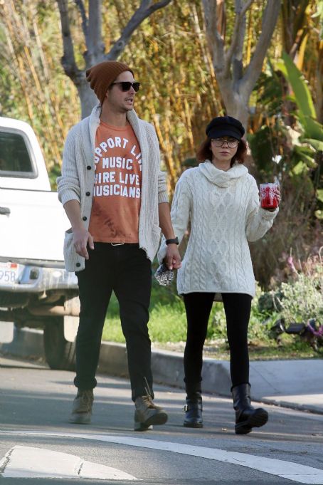 Sarah Hyland – With Wells Adams seen on a stroll in Los Angeles