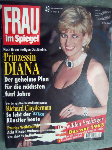 Princess Diana, Frau im Spiegel Magazine 30 November 1995 Cover Photo ...