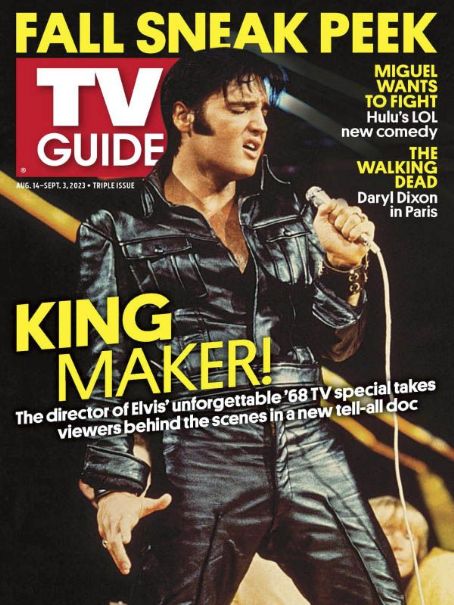 Elvis Presley Tv Guide Magazine 14 August 2023 Cover Photo United States