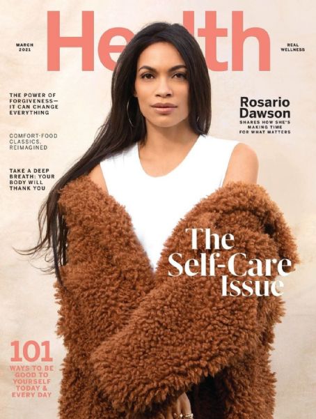 Rosario Dawson, Health Magazine March 2021 Cover Photo - United States