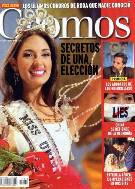 Amelia Vega - Cromos Magazine Cover [Dominican Republic] (9 June 2003)