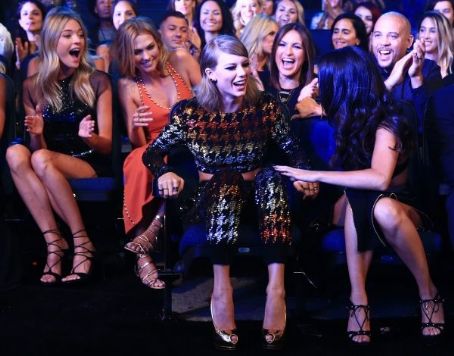 Selena Gomez in the audience at the 2015 MTV Video Music Awards at Microsoft Theater on August 30, 2015 in Los Angeles, California