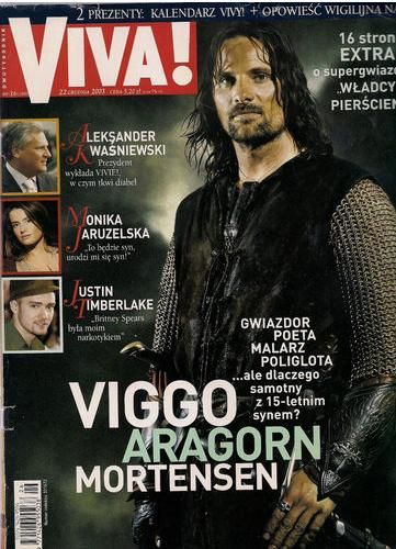 Viggo Mortensen - VIVA Magazine Cover [Poland] (22 June 2003)