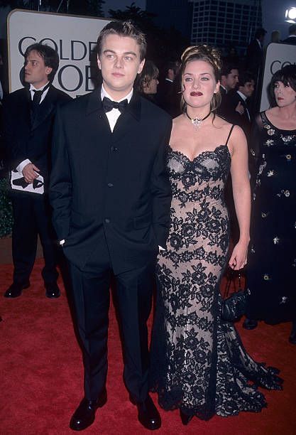 Leonardo DiCaprio and Kate Winslet - The 55th Annual Golden Globe Awards (1998)