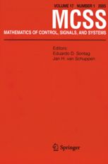 Mathematics of Control, Signals, and Systems