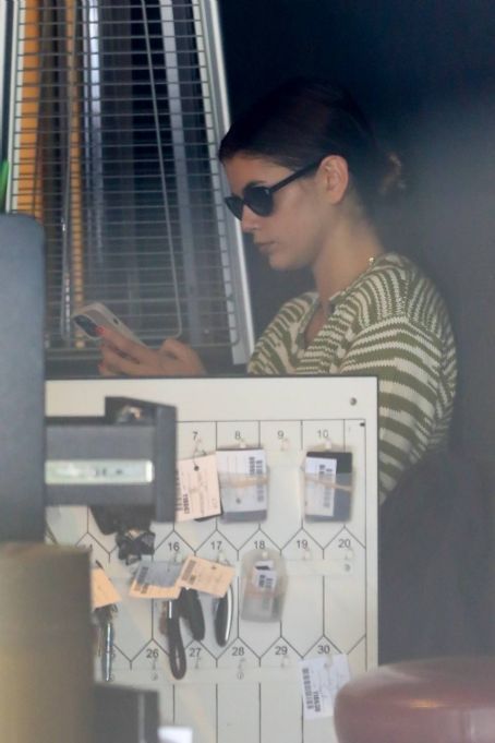 Kaia Gerber – Seen after Pilates session in Los Angeles