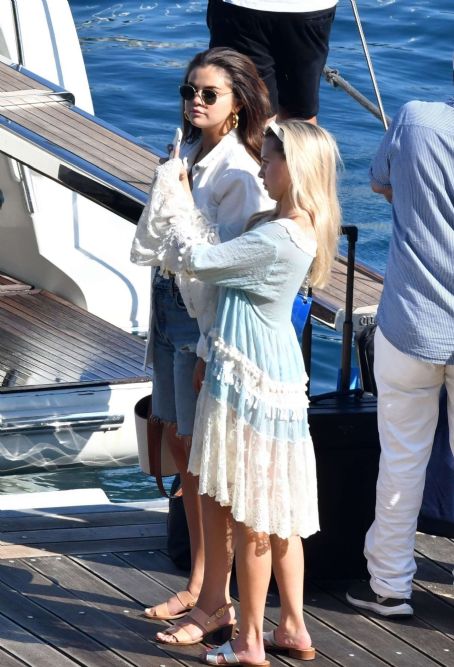 Selena Gomez on holiday on the Amalfi Coast