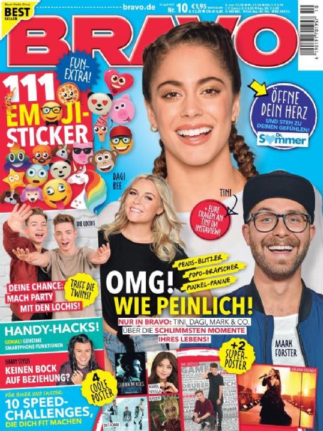 Mark Forster, Tini Stoessel, Dagi Bee, Bravo Magazine 26 April 2017 ...