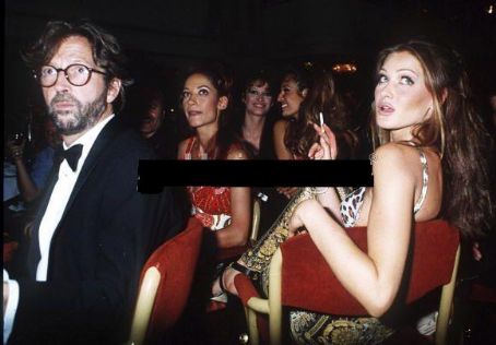 Carla Bruni and Eric Clapton