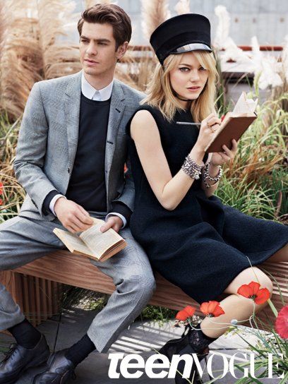 Emma Stone and Andrew Garfield: August 2012 issue of Teen Vogue magazine