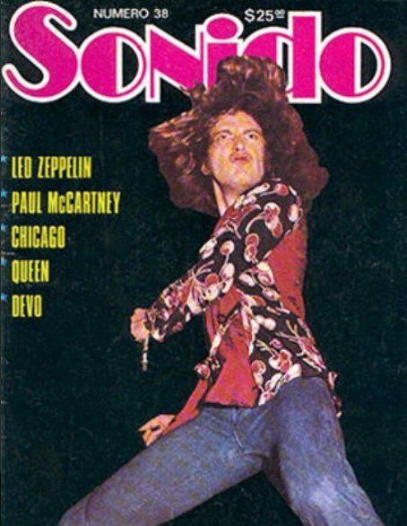 Robert Plant - Sonido Magazine Cover [Mexico] (December 1979)