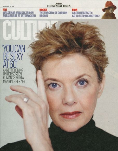 Annette Bening - The Sunday Times: Culture Magazine Cover [United Kingdom] (12 November 2017)