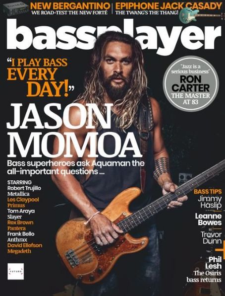 Jason Momoa - Bass Player Magazine Cover [United States] (February 2021)