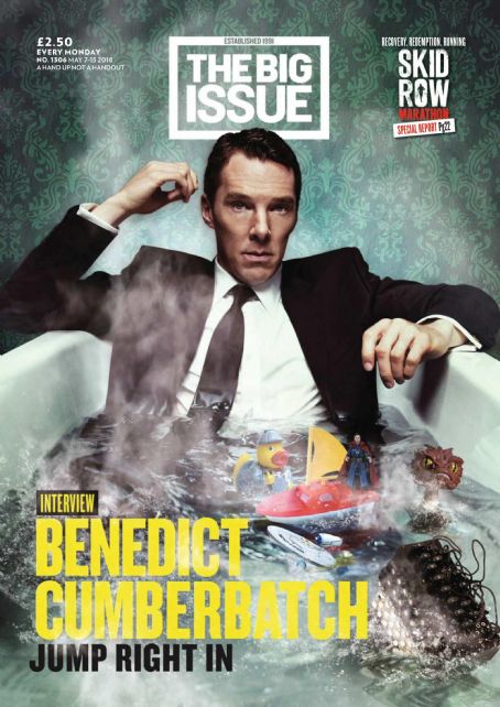 Benedict Cumberbatch - The Big Issue Magazine Cover [United Kingdom] (7 May 2018)