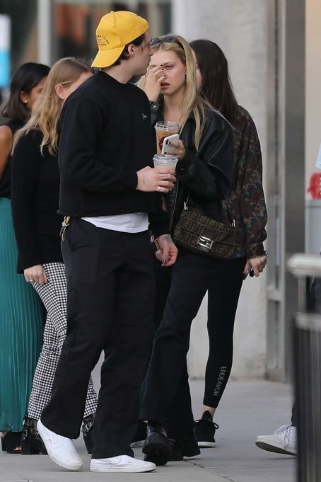 Nicola Peltz and Brooklyn Beckham – Shopping for jewelry at XIV Karats