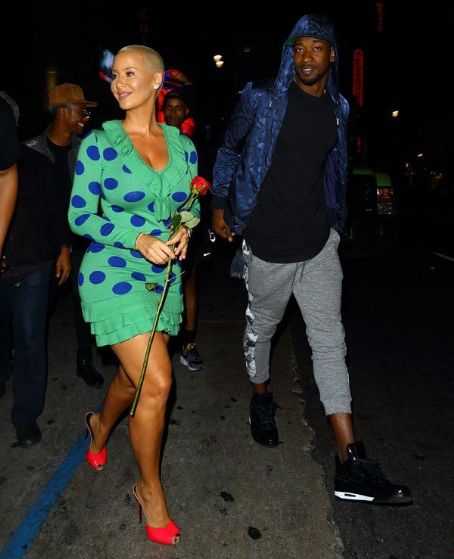 Amber Rose and Terrence Ross