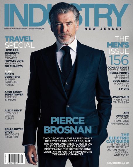 Pierce Brosnan, Industry New Jersey Magazine January 2022 Cover Photo ...