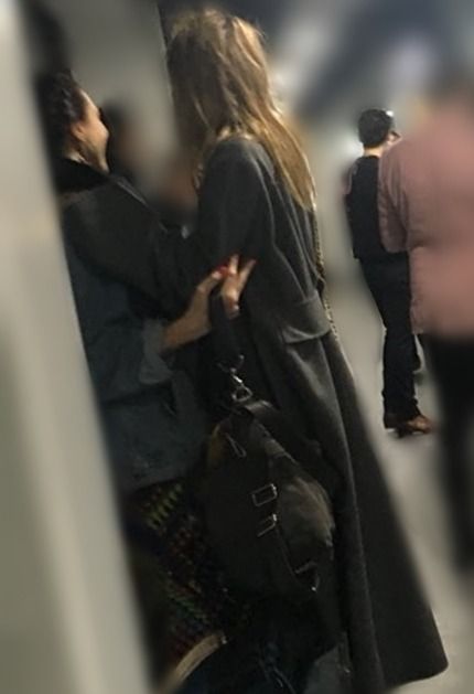 Harry Styles and Camille Rowe in London